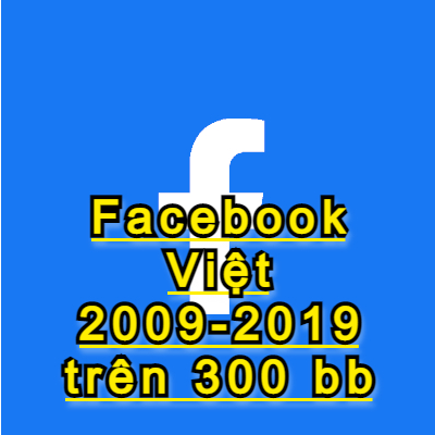 Facebook năm 2009-2019 trên 300 bạn bè